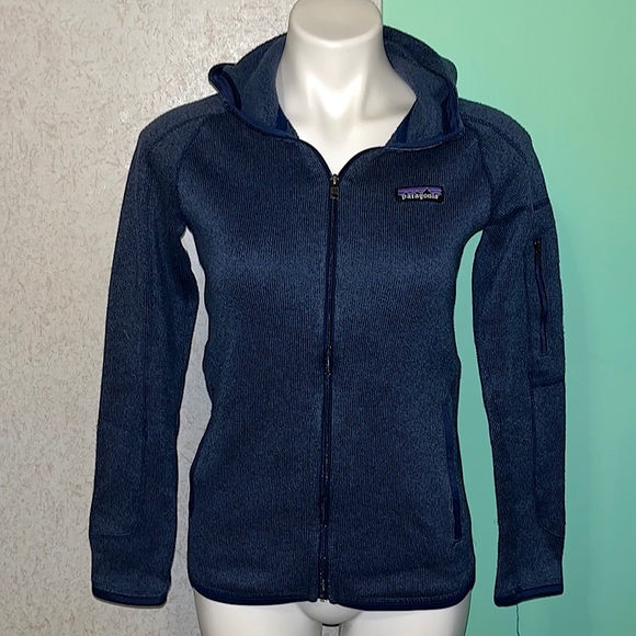 Patagonia Tops - navy blue patagonia full zip better sweater